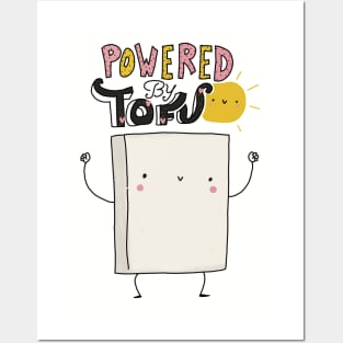 powered by tofu Posters and Art